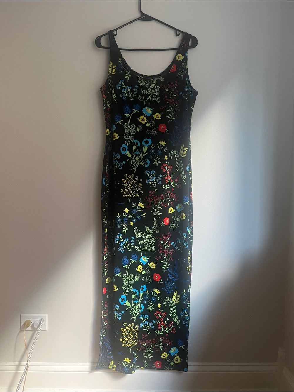 Vintage 90s Versace Floral Maxi Dress